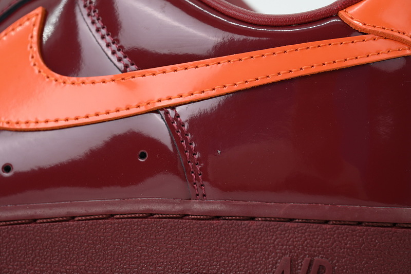 【BA9GF】红色空军 G版耐克空军低帮板鞋 IO4489-601 Nike Air Force 1 Low 'Patent Leather Dark Team Red'