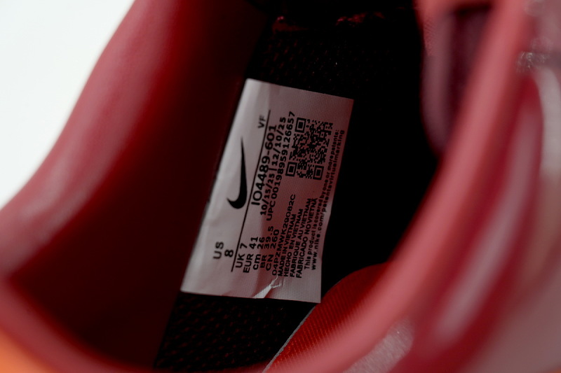 【BA9GF】红色空军 G版耐克空军低帮板鞋 IO4489-601 Nike Air Force 1 Low 'Patent Leather Dark Team Red'