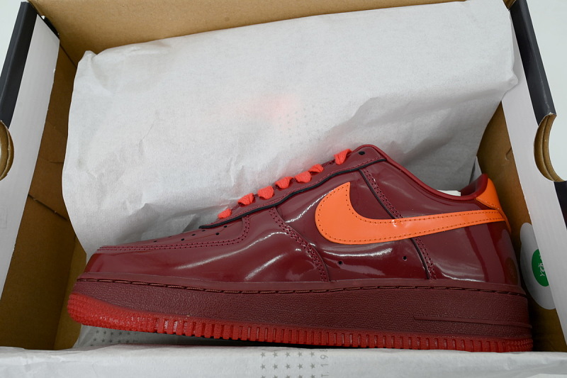 【BA9GF】红色空军 G版耐克空军低帮板鞋 IO4489-601 Nike Air Force 1 Low 'Patent Leather Dark Team Red'