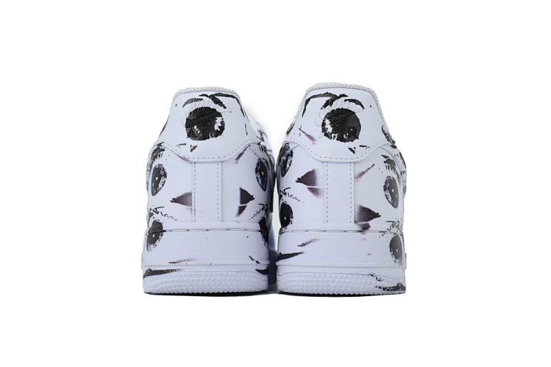 【BA9GF】空军涂鸦 G版耐克空军低帮板鞋 923044-100  Supreme x Comme des Garçons SHIRT x Nike Air Force 1 Low 'Eyes'