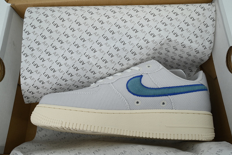 【BA9QF】电绣勾 耐克空军一号板鞋 HV1204-001 Nike Air Force 1 Low 'Canvas Pack - Photon Dust Game Royal'