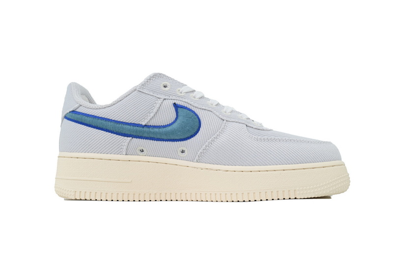 【BA9QF】电绣勾 耐克空军一号板鞋 HV1204-001 Nike Air Force 1 Low 'Canvas Pack - Photon Dust Game Royal'