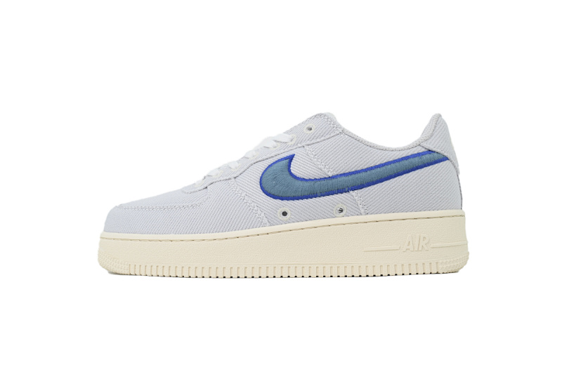 【BA9QF】电绣勾 耐克空军一号板鞋 HV1204-001 Nike Air Force 1 Low 'Canvas Pack - Photon Dust Game Royal'