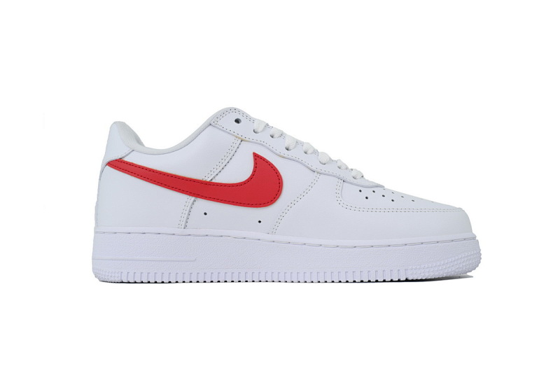 【BA5GF】Sup白红 G版耐克空军低帮板鞋  CU9225-101 Supreme x Air Force 1 Low'Box Logo-Speed Red'Shanghai Exclusive