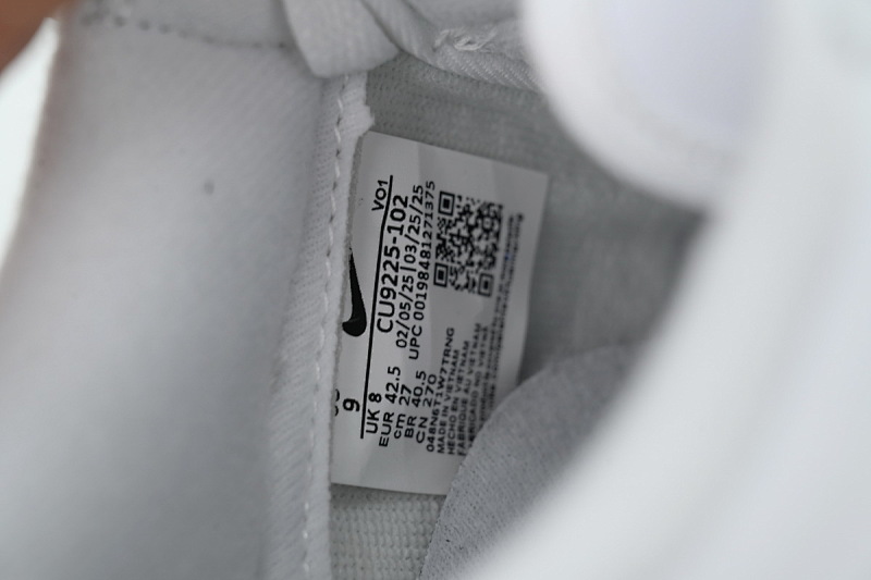 【BA5GF】Sup白黑  G版耐克空军低帮板鞋  CU9225-102 Nike Supreme x Air Force 1 Low 'Box Logo - White Black'