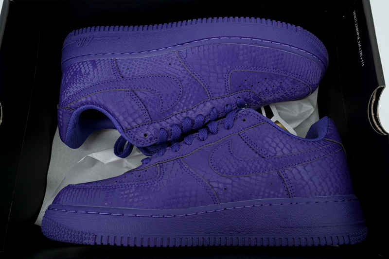 【CA5M5】科比空军紫 空军低帮联名板鞋  IB0018-500 Kobe Bryant x Air Force 1 Low 'Court Purple'
