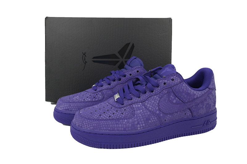 【BA9TS】科比空军紫色 空军低帮联名板鞋 IB0018-500 Kobe Bryant x Air Force 1 Low 'Court Purple'