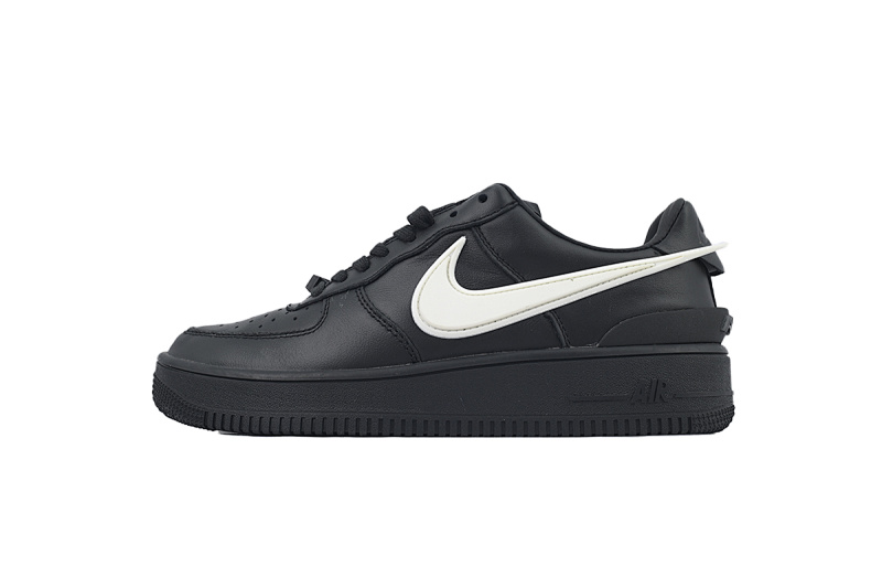 【CA0TS】大勾空军黑 头层耐克空军低帮板鞋 DV3464-001 AMBUSH x Air Force 1 Low 'Black'