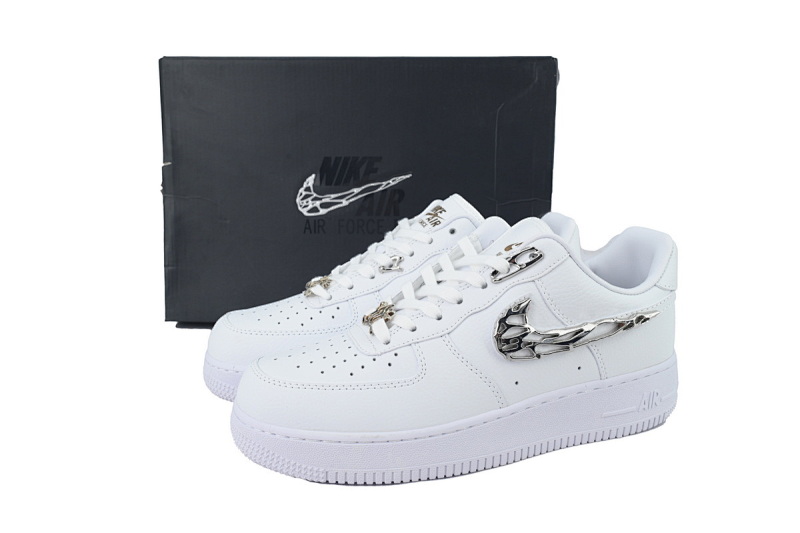 yupoo_379092_facde4e6.jpg 【AA3QF】-140大银勾 耐克空军一号板鞋 FV3616-101 Air Force 1 '07 Premium 'Molten Metal Swoosh Pack - Chrome'