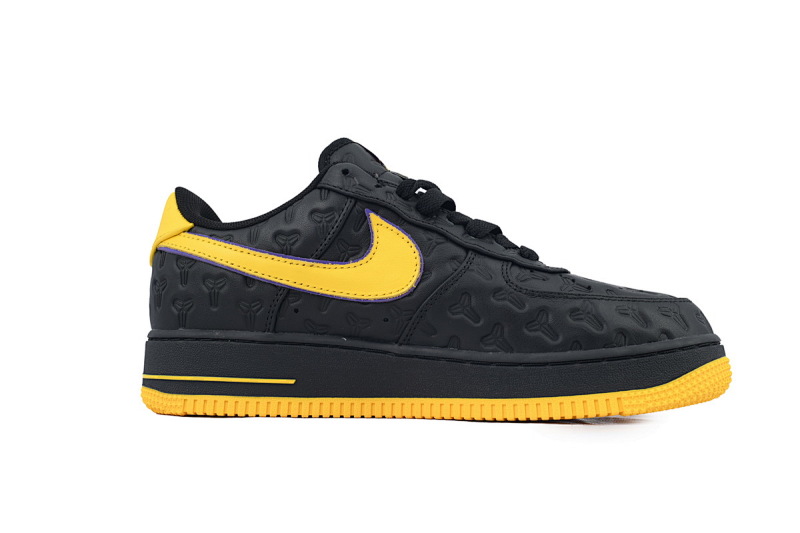 【CA0TS】科比空军黑 空军低帮联名板鞋 HV5122-001 Kobe Bryant x Air Force 1 Low 'Lakers Away - Numbered'