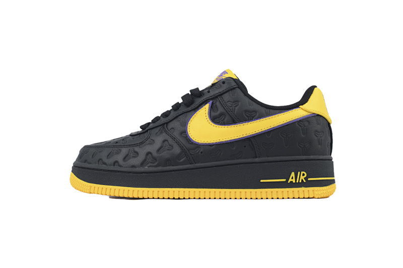 【CA0TS】科比空军黑 空军低帮联名板鞋 HV5122-001 Kobe Bryant x Air Force 1 Low 'Lakers Away - Numbered'