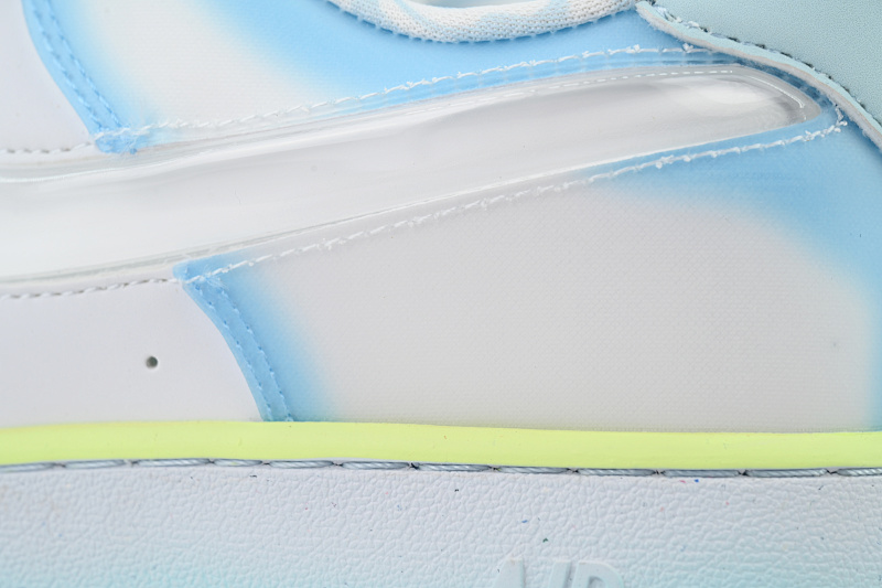 【BD5QF】-172白兰绿 空军低帮运动板鞋休闲鞋 HJ4399-400 Serena Williams Design Crew x Air Force 1 '07 'Psychic Blue'