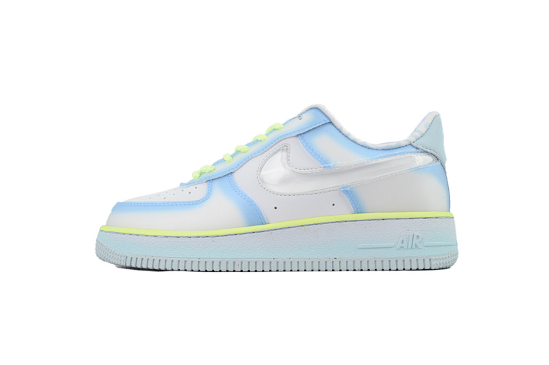 【BD5QF】-172白兰绿 空军低帮运动板鞋休闲鞋 HJ4399-400 Serena Williams Design Crew x Air Force 1 '07 'Psychic Blue'