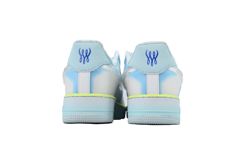 【BD5QF】-172白兰绿 空军低帮运动板鞋休闲鞋 HJ4399-400 Serena Williams Design Crew x Air Force 1 '07 'Psychic Blue'