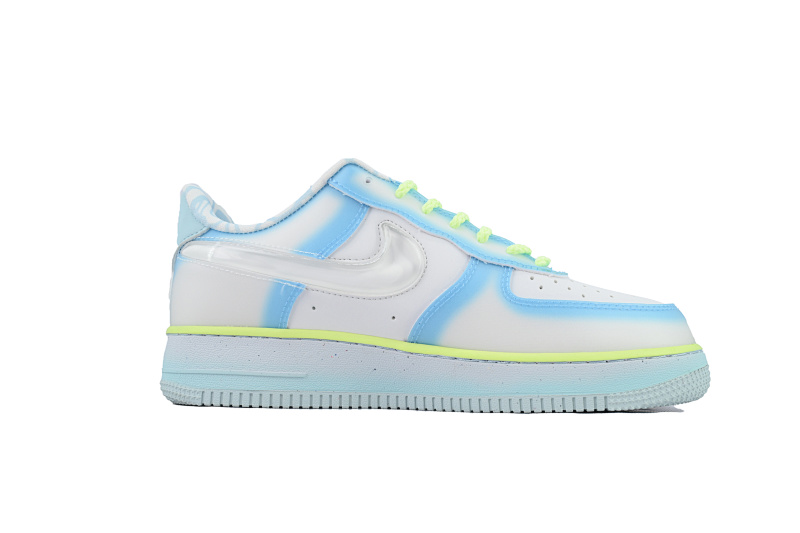 【BD5QF】-172白兰绿 空军低帮运动板鞋休闲鞋 HJ4399-400 Serena Williams Design Crew x Air Force 1 '07 'Psychic Blue'