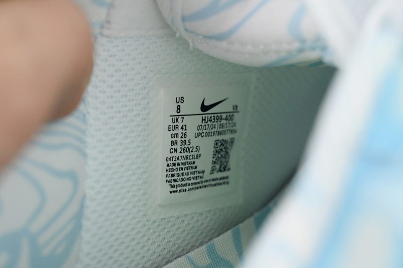 【BD5QF】-172白兰绿 空军低帮运动板鞋休闲鞋 HJ4399-400 Serena Williams Design Crew x Air Force 1 '07 'Psychic Blue'