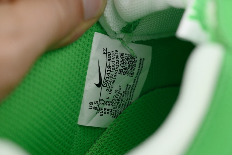 【BA3QF】-148绿色OW 空军低帮联名板鞋 DX1419-300 Off-White x Air Force 1 Low 'Brooklyn'