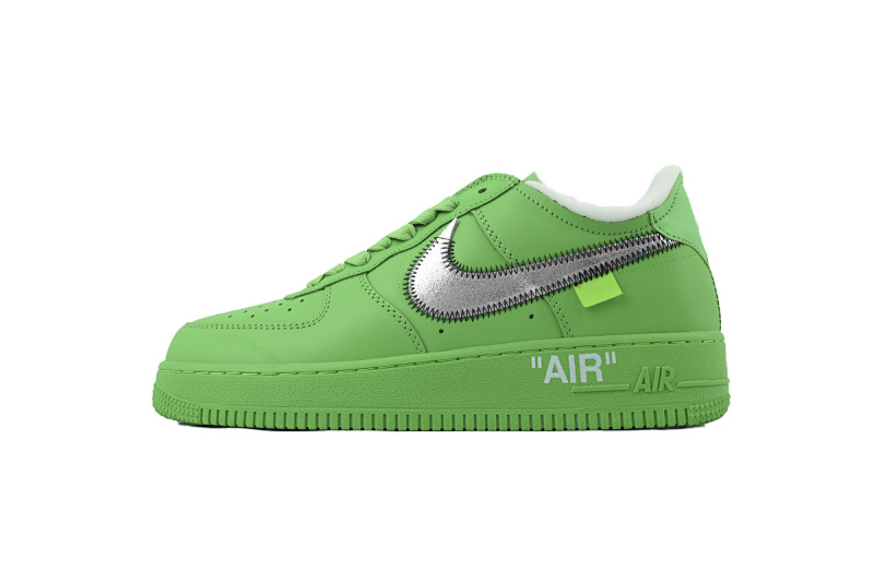 【BA3QF】-148绿色OW 空军低帮联名板鞋 DX1419-300 Off-White x Air Force 1 Low 'Brooklyn'