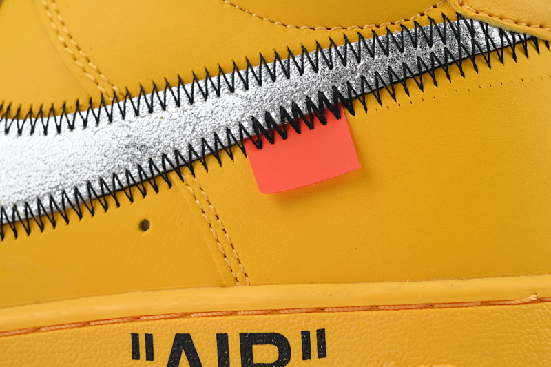 【BA3QF】-149黄色OW 空军低帮联名板鞋 DD1876-700 Off-White x Air Force 1 Low 'Lemonade'