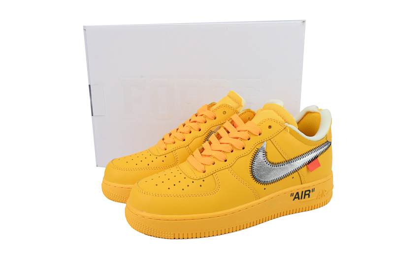 【BA3QF】-149黄色OW 空军低帮联名板鞋 DD1876-700 Off-White x Air Force 1 Low 'Lemonade'