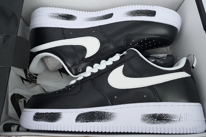 【BD9QF】-124黑权志龙 耐克空军一号板鞋 AQ3692-001 G-Dragon x Air Force 1 '07 'Para-Noise'