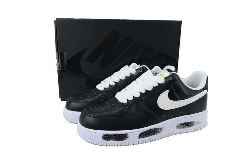 【BD9QF】-124黑权志龙 耐克空军一号板鞋 AQ3692-001 G-Dragon x Air Force 1 '07 'Para-Noise'