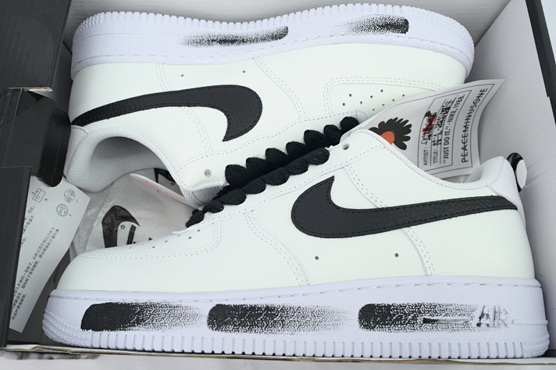 【BD9QF】-123白权志龙 耐克空军一号板鞋 DD3223-100 G-Dragon x Air Force 1 '07 'Para-Noise 2.0'