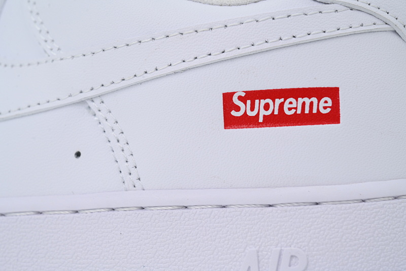 【AA3QF】-125白色SUP 耐克空军一号板鞋 CU9225-100 Supreme x Air Force 1 Low White