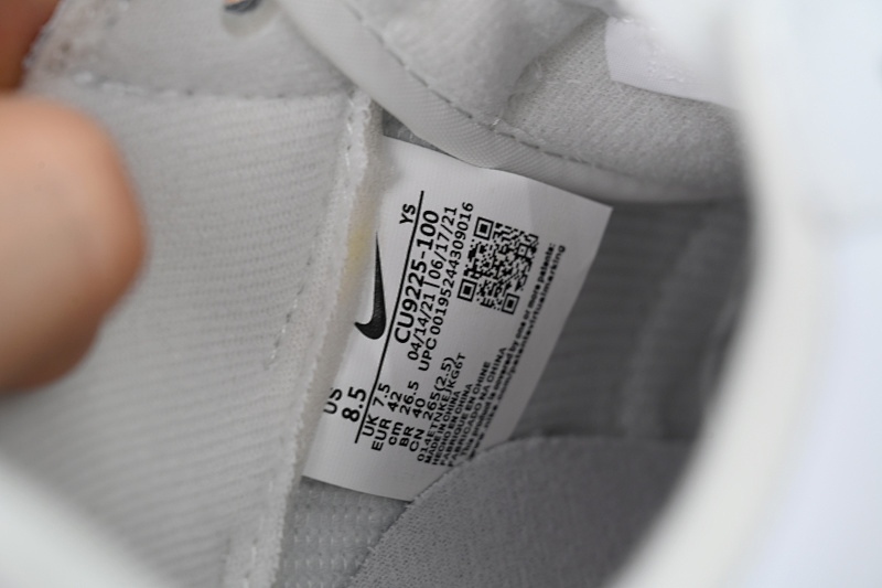 【AA3QF】-125白色SUP 耐克空军一号板鞋 CU9225-100 Supreme x Air Force 1 Low White