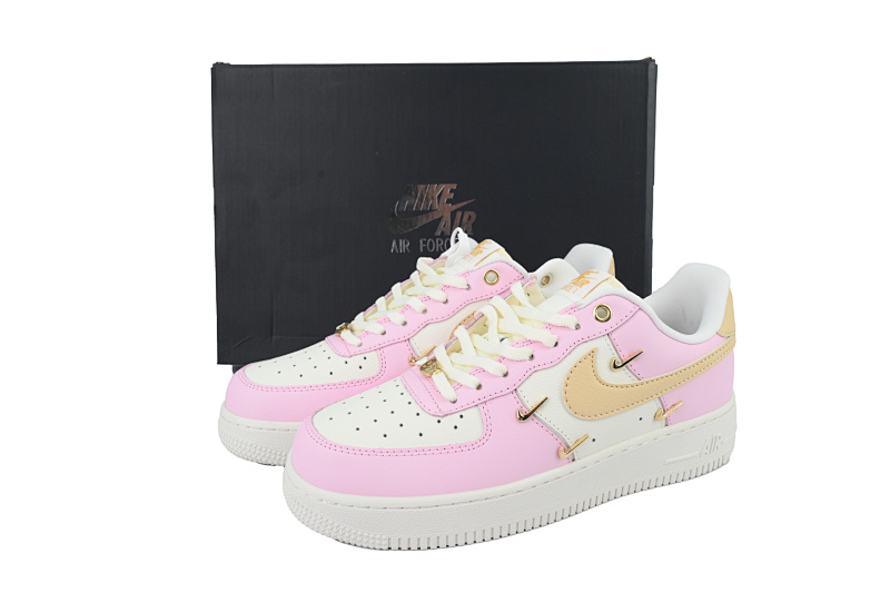 yupoo_379556_038cc8d7.jpg 【AA3QF】-171粉金勾 耐克空军一号板鞋 IB2574-600 Nike Air Force 1 '07 LX 'Mini Swoosh - Pink Foam'
