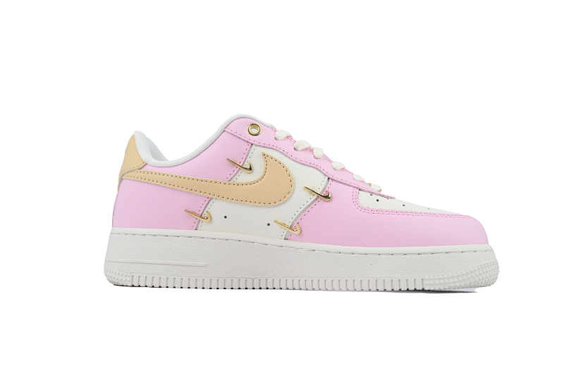yupoo_379556_2c57e548.jpg 【AA3QF】-171粉金勾 耐克空军一号板鞋 IB2574-600 Nike Air Force 1 '07 LX 'Mini Swoosh - Pink Foam'