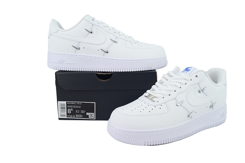 yupoo_379604_1e9635d7.jpg 【AA3QF】-39银勾 耐克空军一号板鞋 CT1990-100 Nike Air Force 1 '07 LX 'Sisterhood - White Metallic Silver'