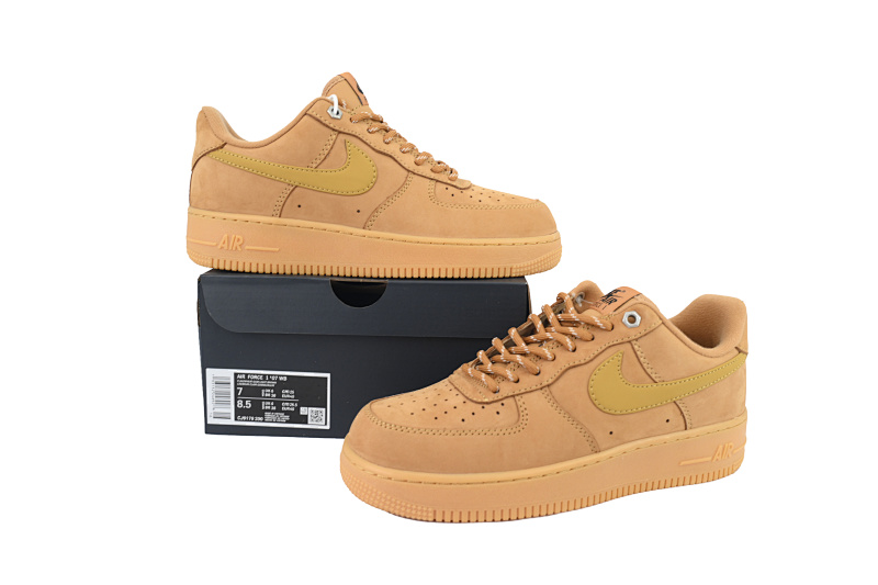 【BD5QF】-06麦色二代 空军低帮运动板鞋休闲鞋 CJ9179-200 Nike Air Force 1 Low 'Flax' 2019