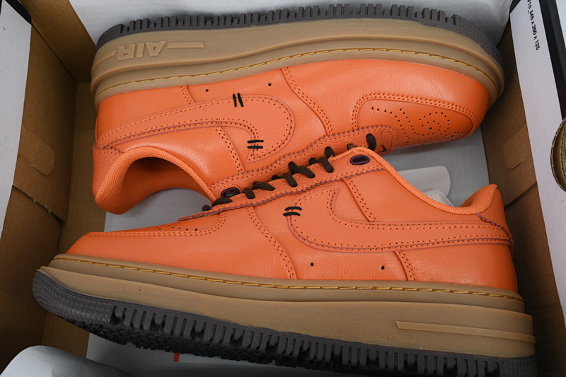 【BD5QF】-146桔色 空军低帮运动板鞋休闲鞋 DN2451-800 Nike Air Force 1 Luxe 'Burnt Sunrise'