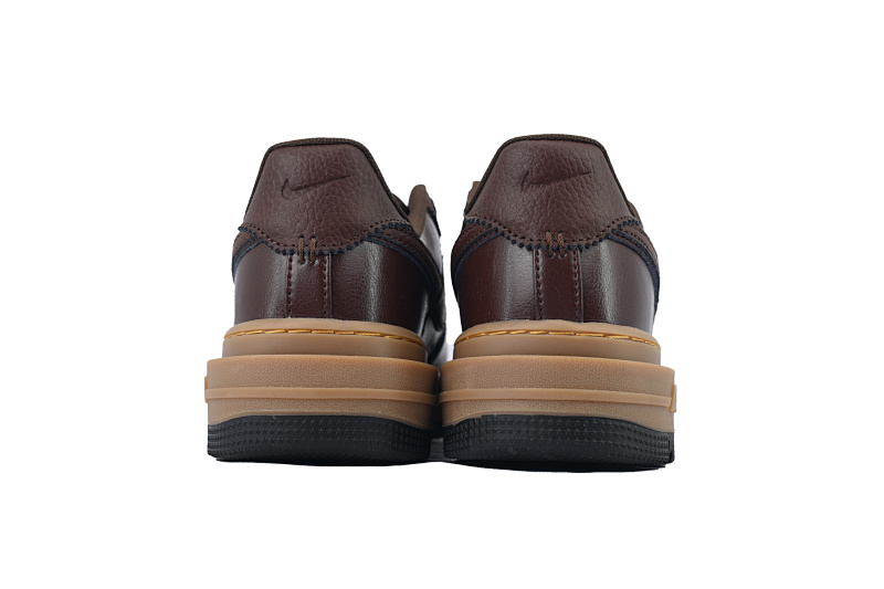 【BD5QF】-145黑棕色 空军低帮运动板鞋休闲鞋 DM2451-200 Nike Air Force 1 Luxe 'Brown Basalt'