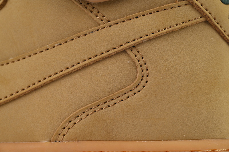 【BD5QF】-102麦中 空军中帮运动板鞋休闲鞋 715889-200 Nike Air Force 1 Mid '07 PRM QS 'Flax'