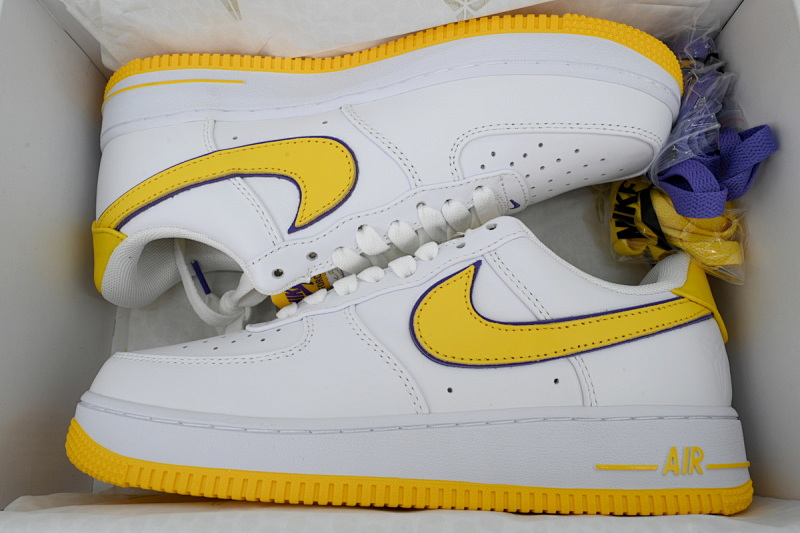 【CA0TS】科比空军白黄 空军低帮联名板鞋 FZ1151-100 Kobe Bryant x Air Force 1 Low Retro QS 'Lakers Home'