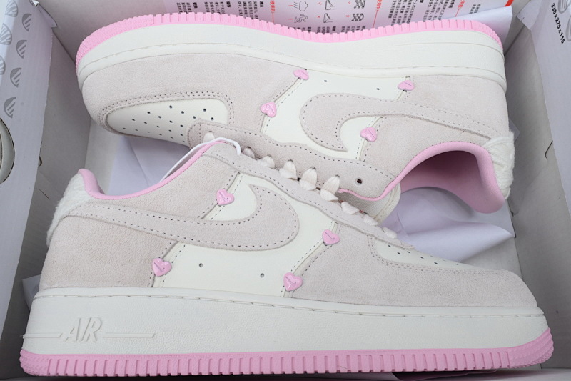 【BD5QF】-162 25年情人节  耐克空军一号板鞋 HV5992-111 Nike Air Force 1 Low 'Valentine's Day 2025'