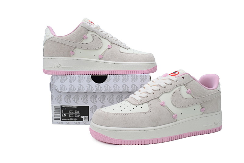【BD5QF】-162 25年情人节  耐克空军一号板鞋 HV5992-111 Nike Air Force 1 Low 'Valentine's Day 2025'