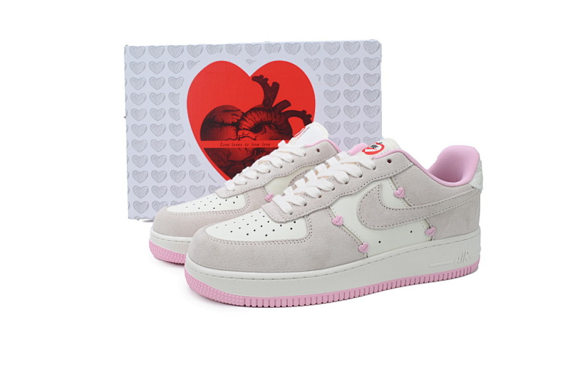 【BD5QF】-162 25年情人节  耐克空军一号板鞋 HV5992-111 Nike Air Force 1 Low 'Valentine's Day 2025'