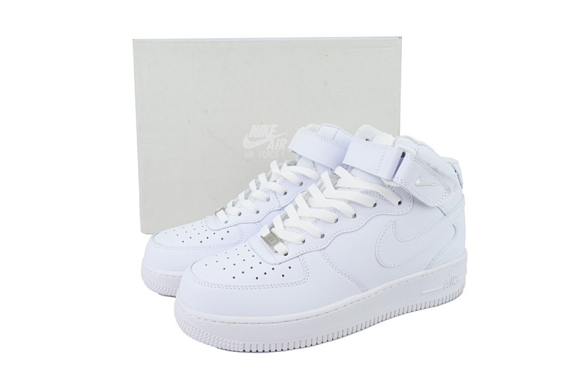 【AD3QF】-71新白中 空军中帮运动板鞋休闲鞋 CW2289-111  Nike Air Force 1 '07 Mid 'Triple White'