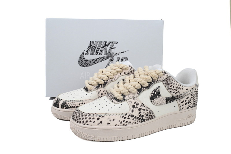 【BA3XP】蛇纹 XP版定制耐克空军一号板鞋 CW2288-111 Nike Air Force 1 '07 Low Snake Pattern