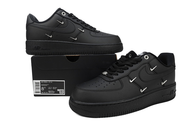 yupoo_380209_7940e65b.jpg 【AD3QF】-156黑银勾 耐克空军一号板鞋 HQ1180-001 Nike Air Force 1 Low Black Silver Mini Swoosh