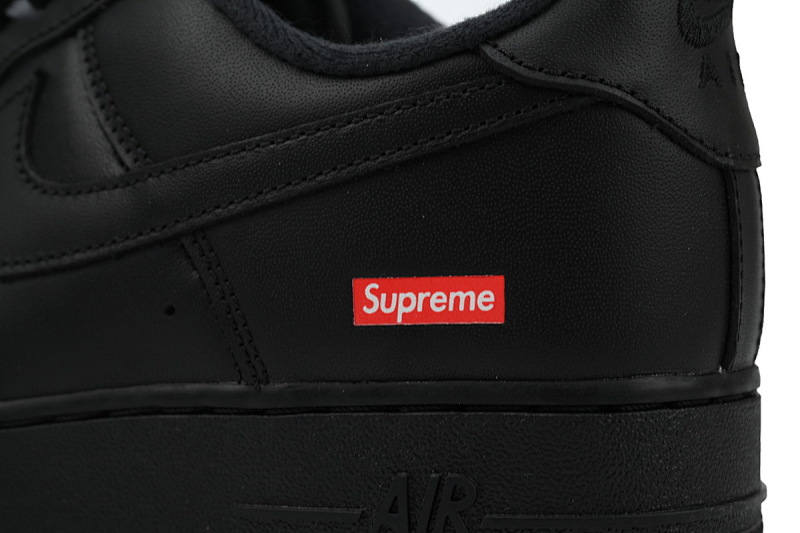 【BA9XP】SUP全黑 XP版耐克空军一号板鞋 CU9225-001 Supreme x Air Force 1 Low Black