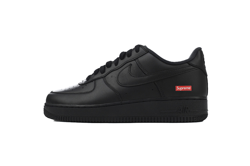 【BA9XP】SUP全黑 XP版耐克空军一号板鞋 CU9225-001 Supreme x Air Force 1 Low Black