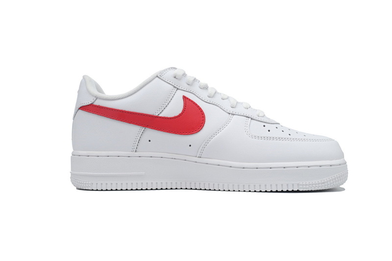 【BA9XP】SUP白红勾 XP版耐克空军一号板鞋 CU9225-101 Supreme x Air Force 1 Low'Box Logo-Speed Red'Shanghai Exclusive