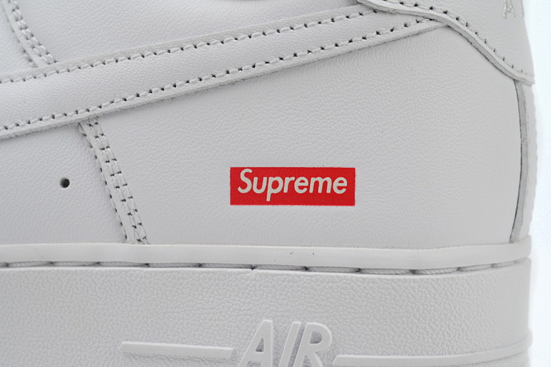 【BA9XP】SUP全白 XP版耐克空军一号板鞋 CU9225-100 Supreme x Air Force 1 Low White