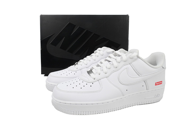 【BA9XP】SUP全白 XP版耐克空军一号板鞋 CU9225-100 Supreme x Air Force 1 Low White