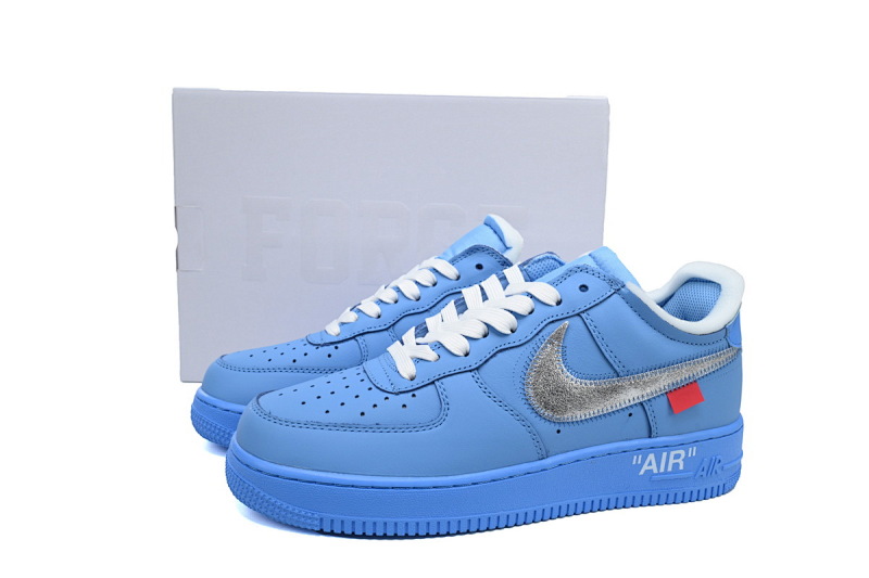 【BA3QF】蓝色OW 空军低帮联名板鞋 CI1173-400 OFF White X Air Force 1 ’07 Low MCA