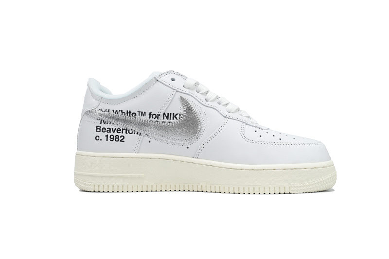 【BA3QF】白银OW 空军低帮联名板鞋 AO4297-100 OFF White X Air Force 1 ’07 Low Conplex Con